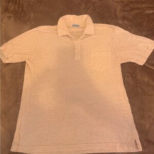 Classic Beige Polo Shirt for Men